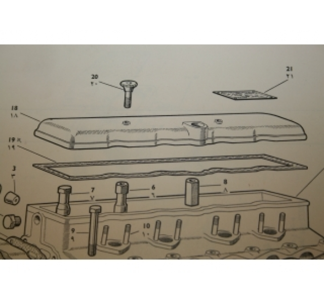 valve cover gasket David Brown Cropmaster up to 880/4 Histoparts