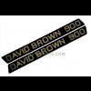 Decalset Bonnet, David Brown 900, (black & gold)