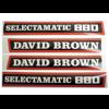 Decalset Bonnet, David Brown 880 Selectamatic