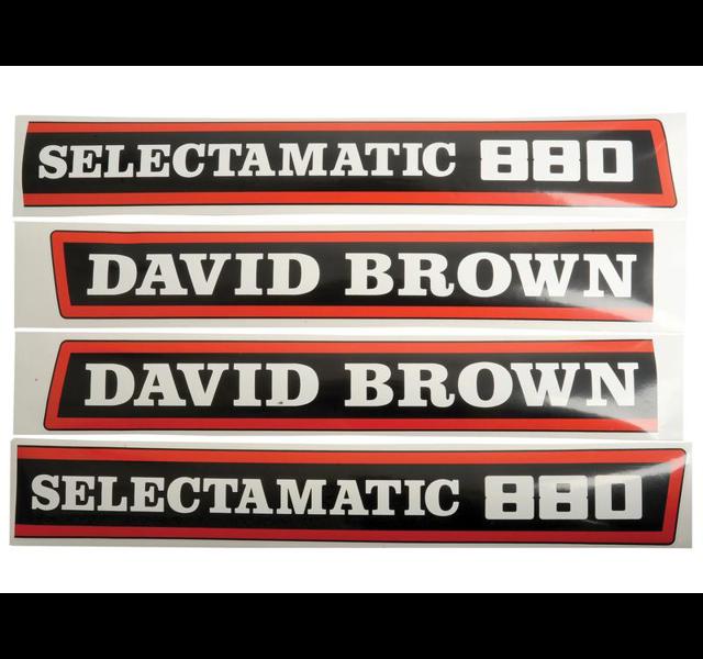 Decalset Bonnet, David Brown 880 Selectamatic