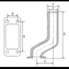 Exhaust stack International  553, 624, 654, 724, 824. Histoparts
