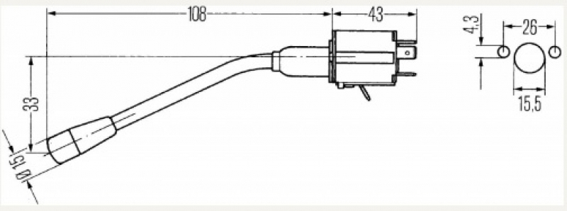 Combo switch,  Indicator, High/Low beam, Horn Histoparts