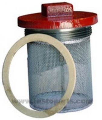 Engine oil drain tap with screen Ford 8N, 2N & 9N