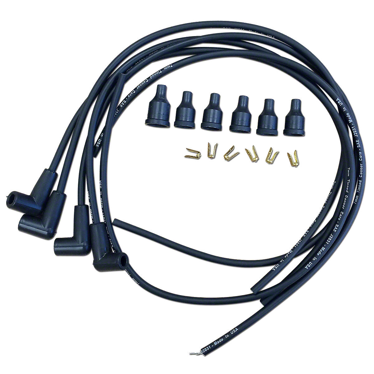 Spark plug cable set Ford 8N, 2N, 9N