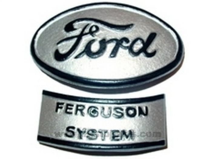 2 piece emblem set Ford 2N & 9N