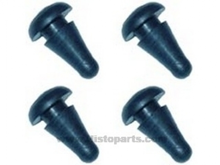 Set with 4 rubber buffers, battery door Ford 8N, 9N & 2N