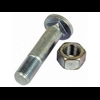 Rim to disc bolt and nut,