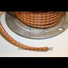 Katoen omwikkelde bougiekabel,