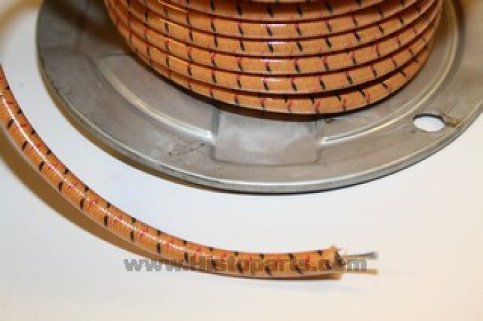 Katoen omwikkelde bougiekabel,