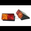 Set rear lights for mounting on square top fenders, Ford 2000 to 7000