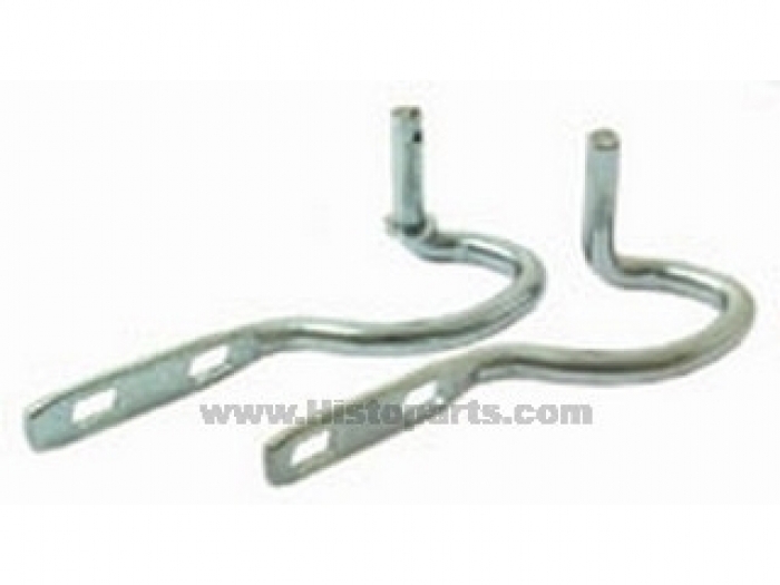 Bonnet hinge set.Ford after 1968