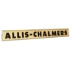 Bonnet side emblem Allis Chalmers