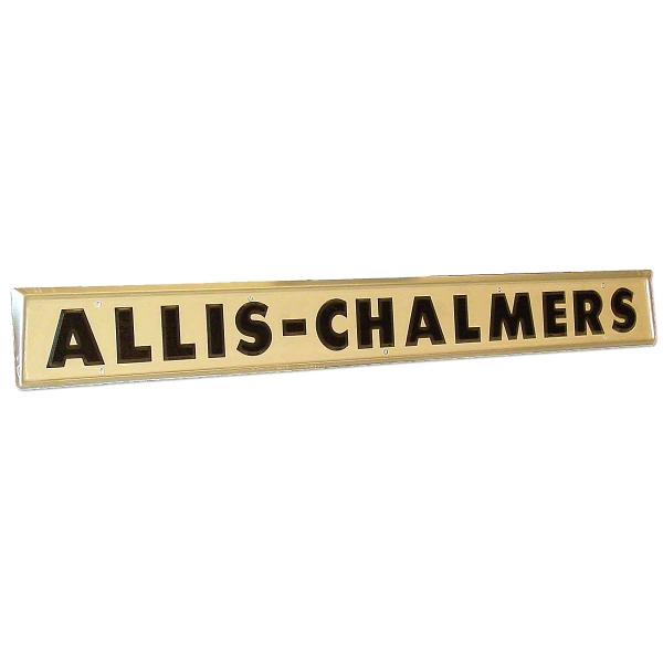 Bonnet side emblem Allis Chalmers