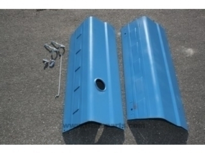 Complete motorkap set Ford 5000, voor 1968