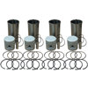 Piston, ring and liner set, Allis Chalmers WC, WD, WF