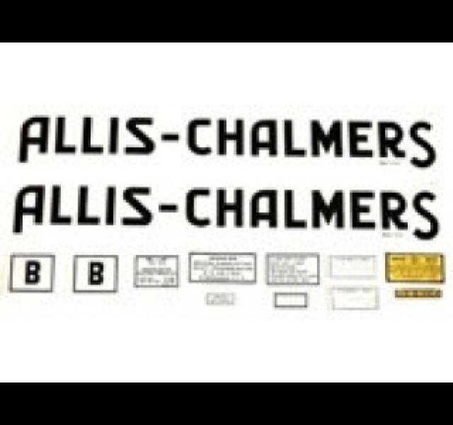 Decalset Allis Chalmers B (Long A & S )