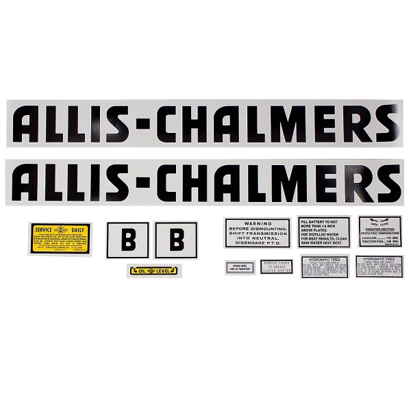 Decalset Allis Chalmers B