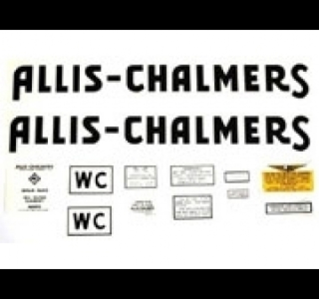 Decalset Allis Chalmers WC