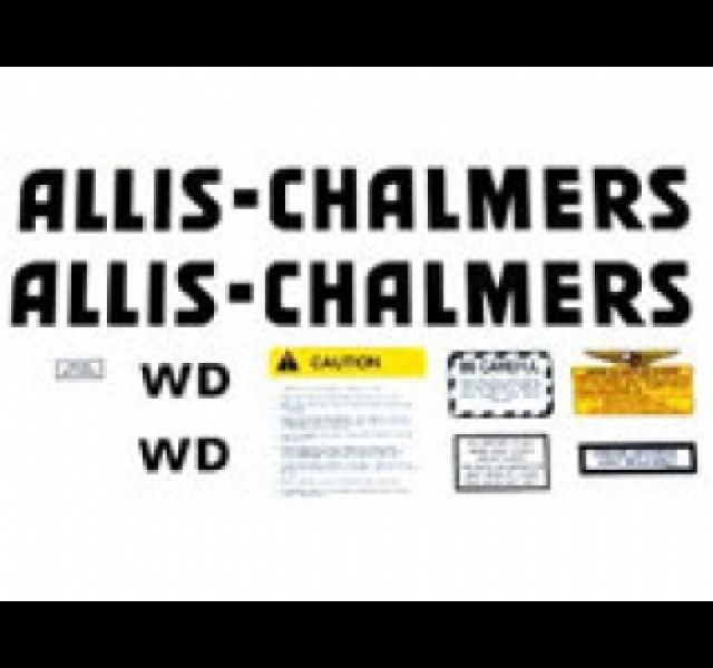 Decalset Allis Chalmers WD