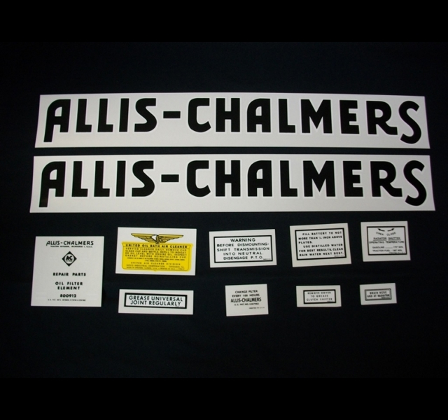 Decalset Allis Chalmers WF
