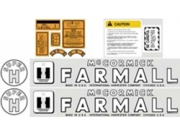 Stikkerset Farmall Super H