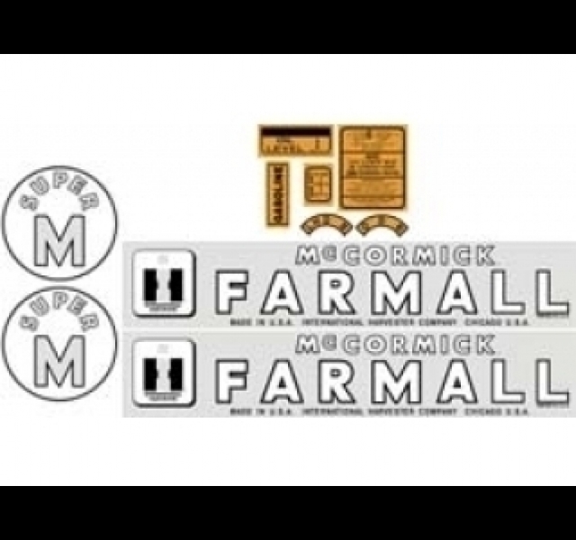 Stikkerset Farmall Super M