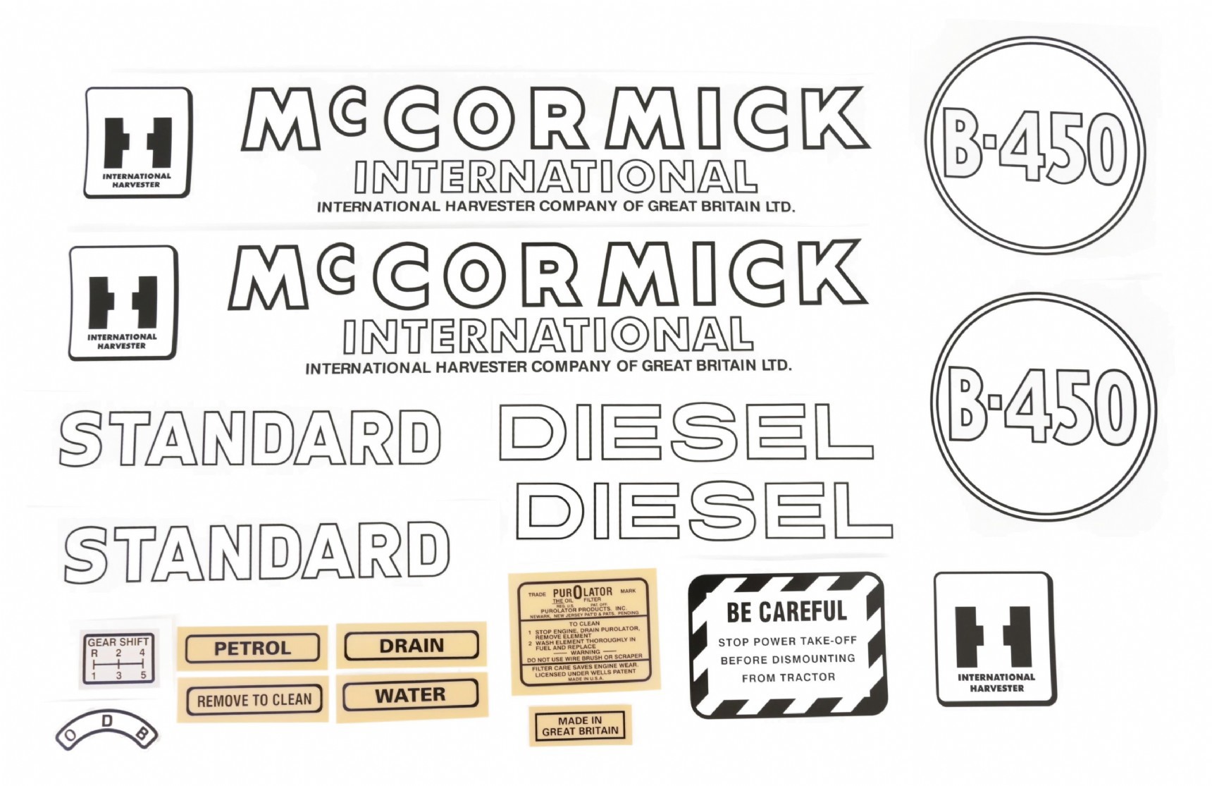 Decalset Mc.Cormick B-450