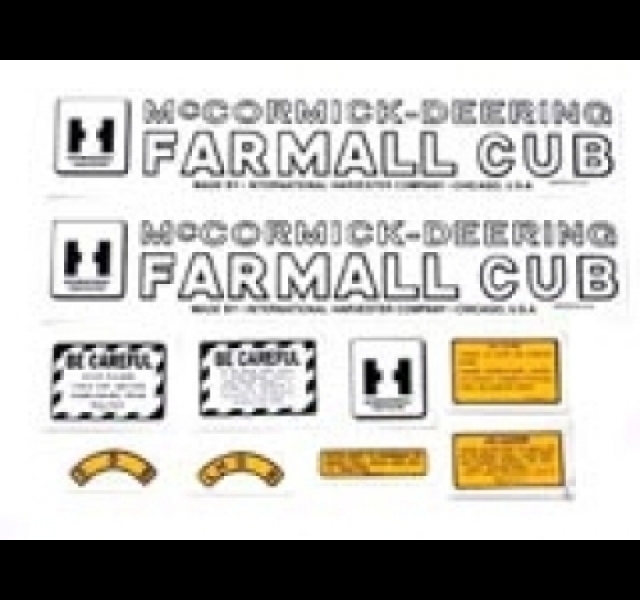 Decalset Mc.Cormick Deering Cub