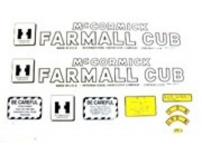 Stikkerset Farmall Cub