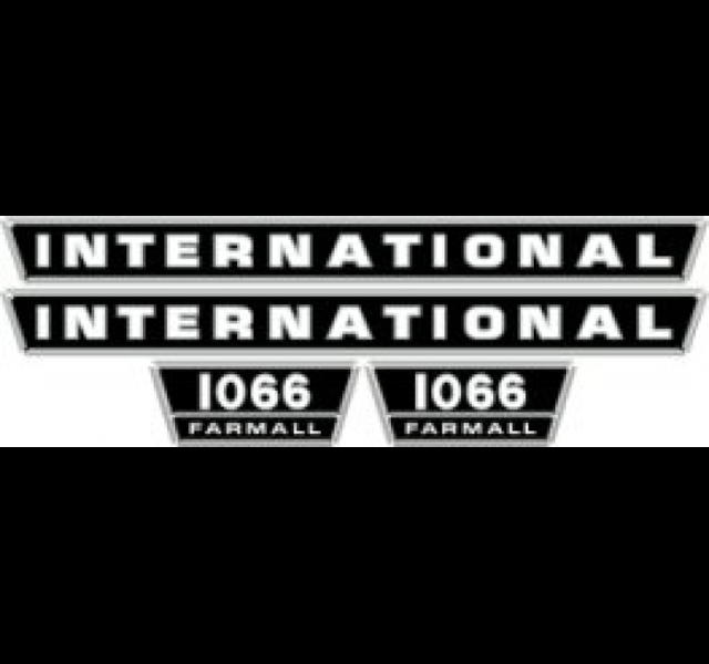 Bonnet decal set International 1066