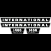 Bonnet decal set International 1466