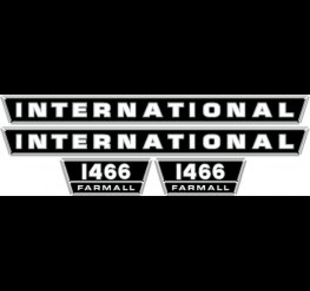 Bonnet decal set International 1466