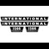 Bonnet decal set International 1566
