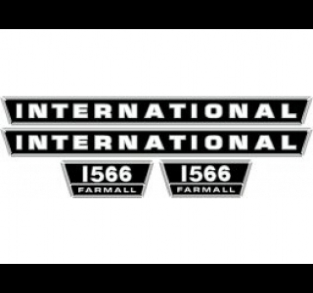 Bonnet decal set International 1566