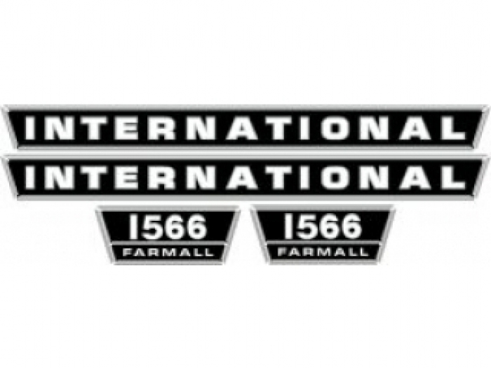 Bonnet decal set International 1566