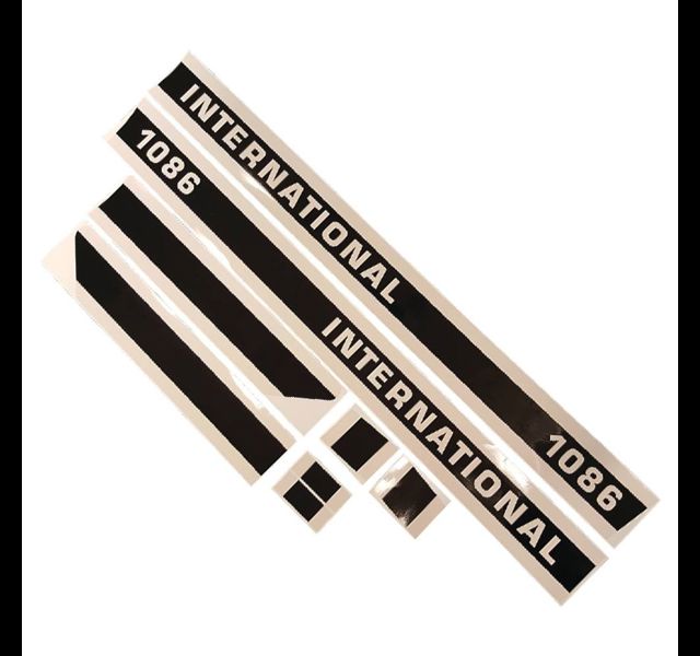 Bonnet decal set International 1086