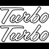 TURBO stikkerset voor International