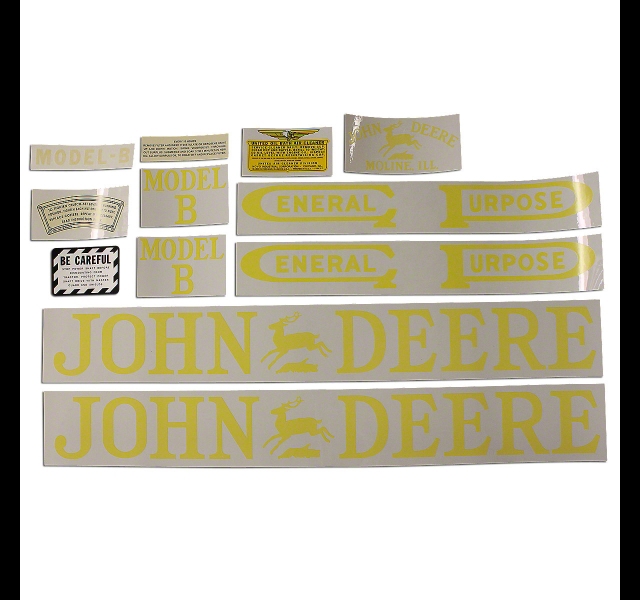 Decalset John Deere B 1923-38