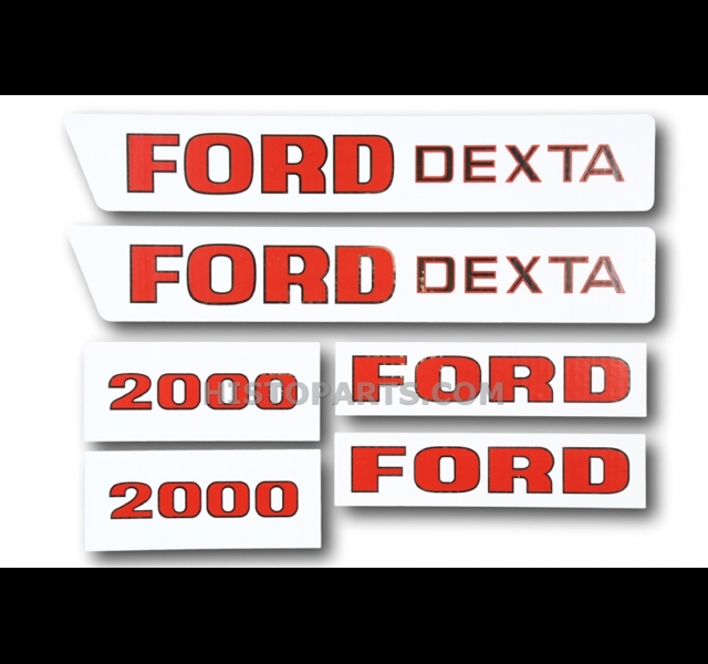 Bonnet decalset Ford 2000 Dexta