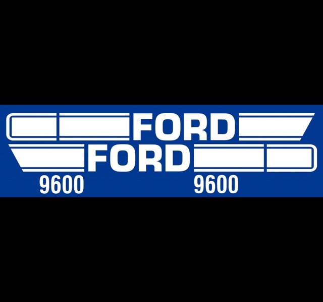 Bonnet decalset Ford 9600