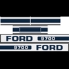Motorkap stikkerset Ford 9700