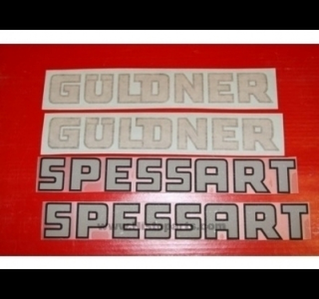 Motorkap stikkerset Güldner Spessart