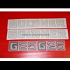 Bonnet decal set Güldner G25