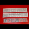 Motorkap stikkerset Güldner G75