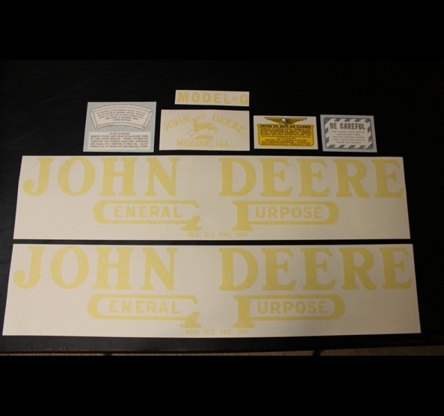 Decalset John Deere G (1938-39)