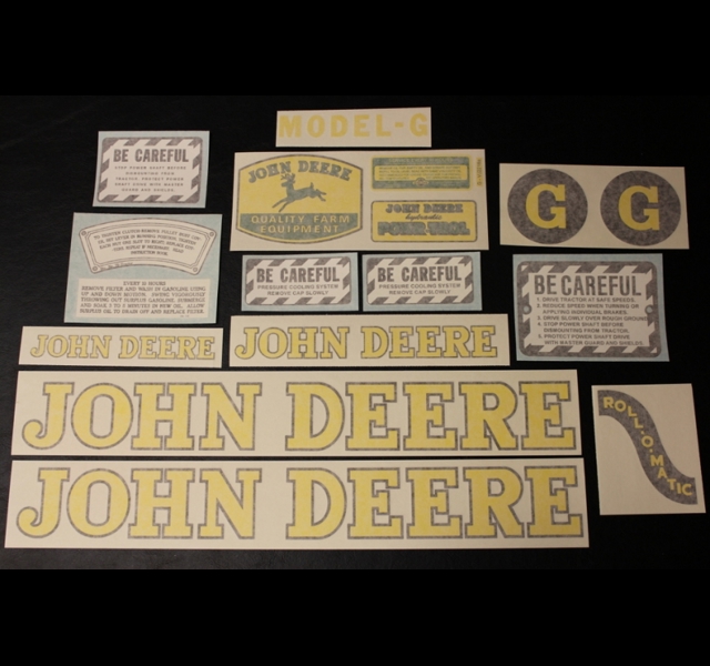 Decalset John Deere G (1947-53)