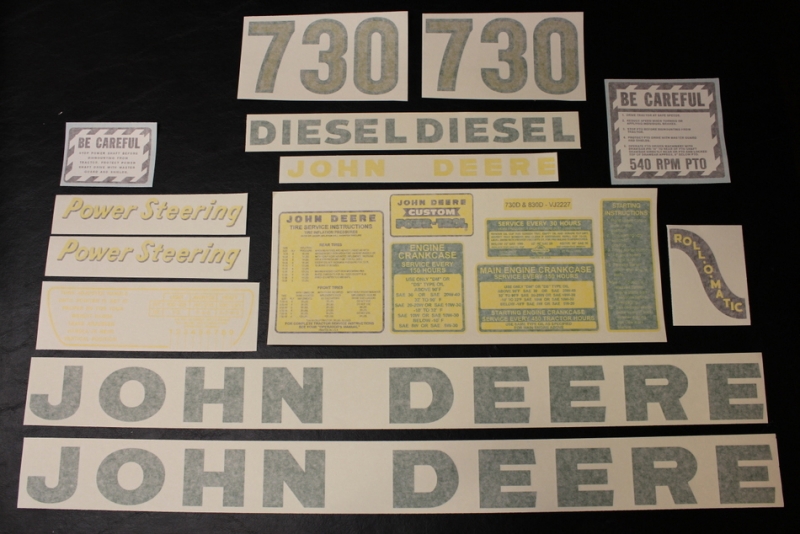 Stikkerset John Deere 730 Diesel