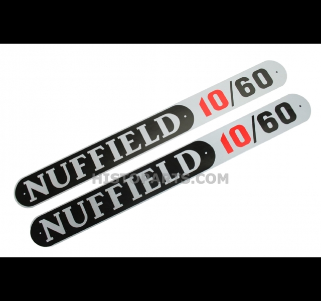 Bonnet decalset Nuffield 10/60