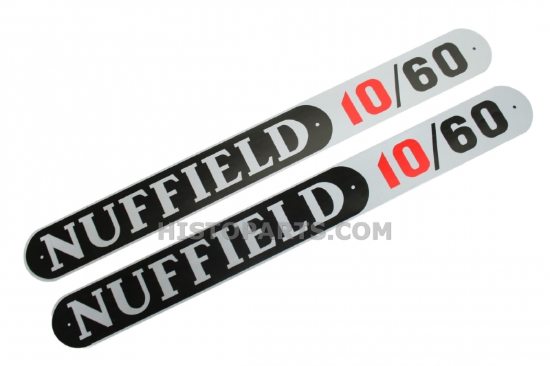 Bonnet decalset Nuffield 10/60