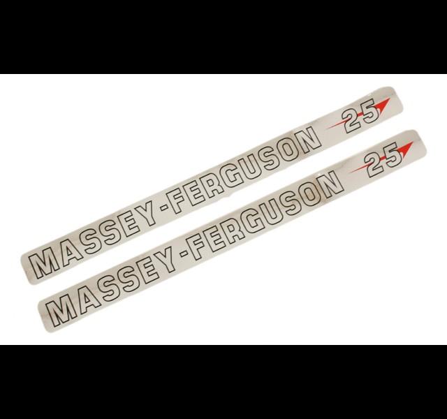 Bonnet decalset Massey Ferguson 25